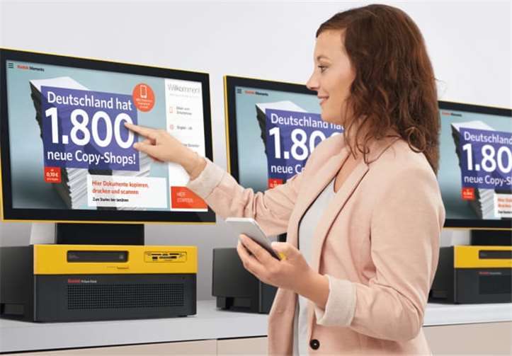 1.800 neue Copyshops in Deutschland  Kodak Copy Service bei dm: Dokumente schnell und einfach während des gewohnten Einkaufs ausdrucken. Foto: dm drogerie markt