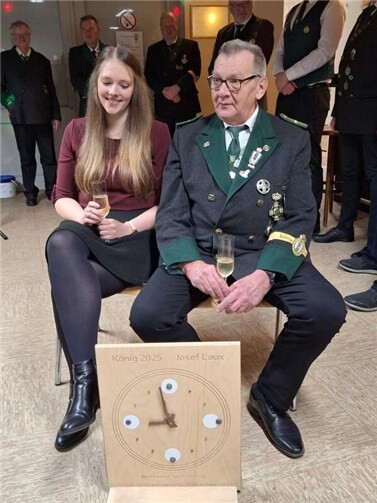 König Josef Laux mit Königspreis. Foto: privat