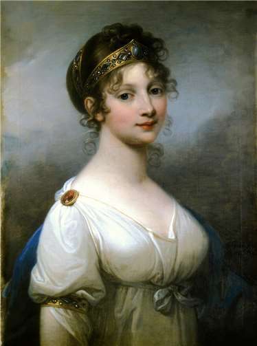 Königin Luise von Preußen, Ölgemälde von Josef Maria Grassi, 1802.Quelle: Alexander Thon M.A.,Lahnstein