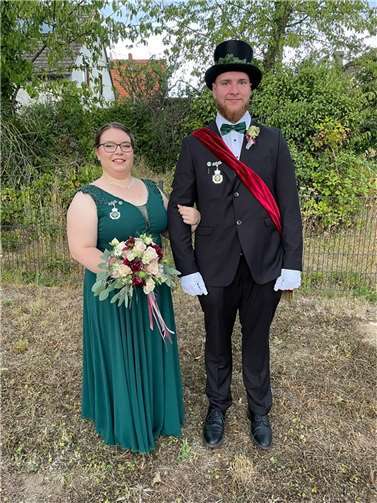 Königspaar Christina Kröll und Lukas Nussbaum.