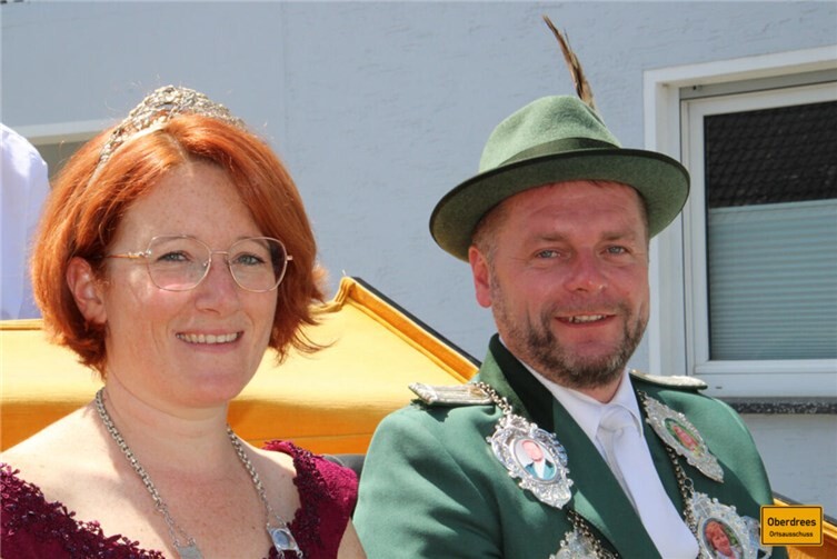 Königspaar Maciej Weiner und Raphaela Stöcker