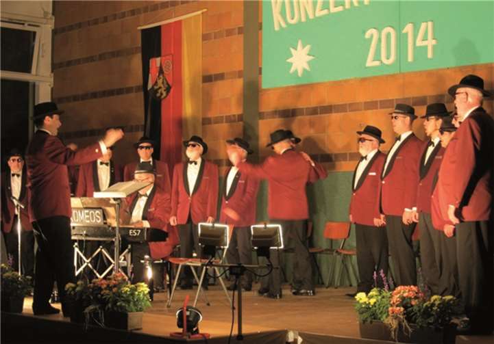 Köstlich: Der Tano-Einlage der Romeos. privat