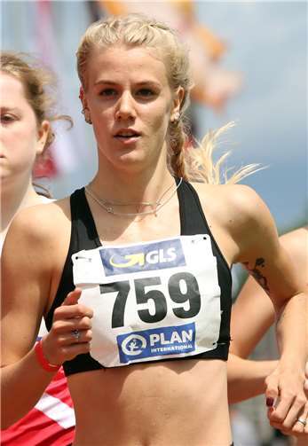 Kolberg finishte die 800m in 2:06,71 min. Foto: privat