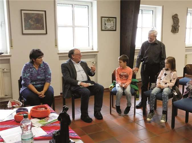 Kolpingpräses Pastor Gerber referierte zum Thema Adolph Kolping.  Privat