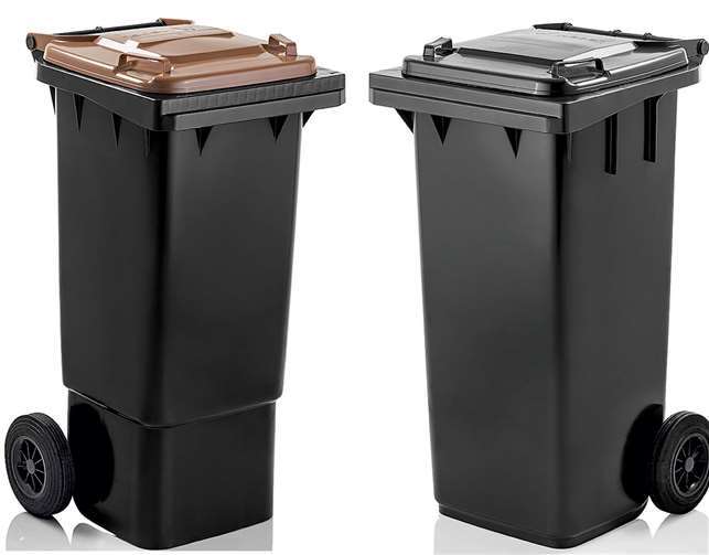 Kommen neu: 76.000 graue Restmülltonnen und Biotonnen mit braunem Deckel für Bürger und Betriebe an Rhein, Ahr und in der Eifel.  privat