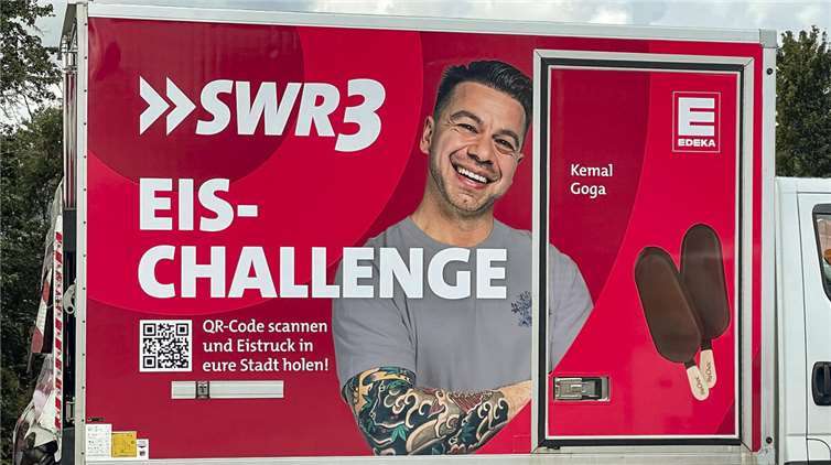 Kommt der Eistruck an den Rhein? Foto: SWR