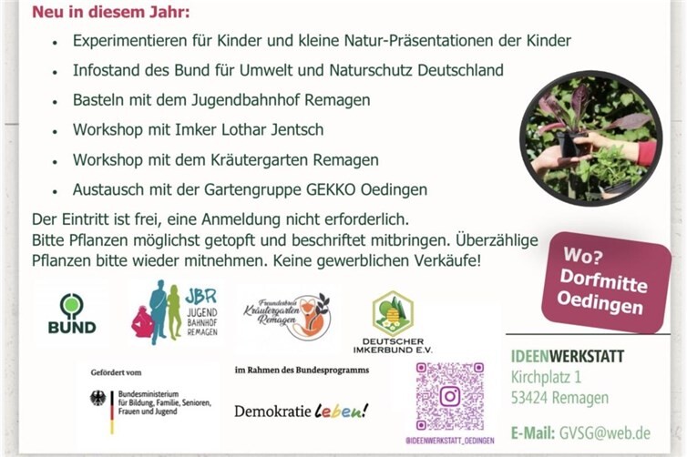 Kommt vorbei und macht mit!