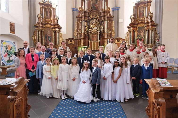 Kommunionkinder aus Bad Breisig