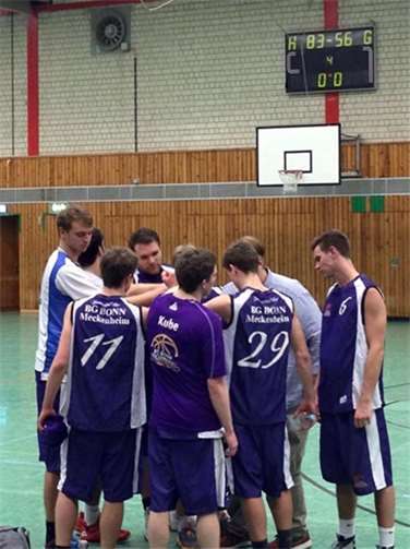 Konnten ihr druckvolles Spiel nicht auf das Feld bringen: Das junge Team der BG Bonn Meckenheim. privat