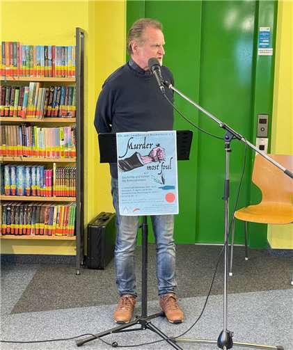 Konrad Sangenstedt bei seinem Vortrag. Foto: privat