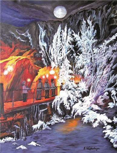 Kontraste wie Licht und Finsternis bestimmen das Leben. privat