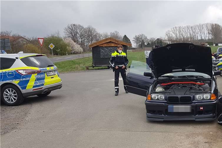 Kontrollen anlässlich des „Car-Freitag“. Foto: Polizei Bonn