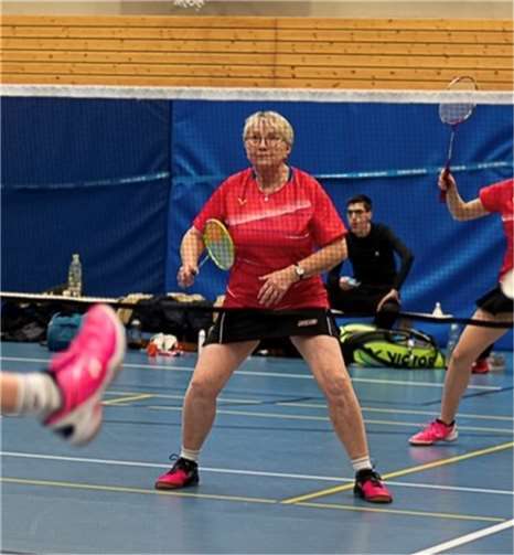 Konzentriert: Brigitte Prax.  Foto: privat