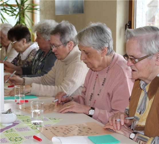 Konzentriert wurden die Zahlen abgehakt.  privat