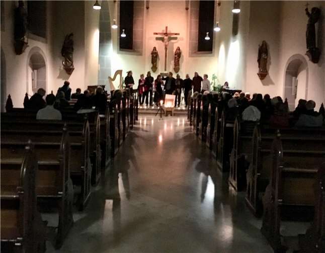 Konzert in der Klosterkirche Calvarienberg.privat