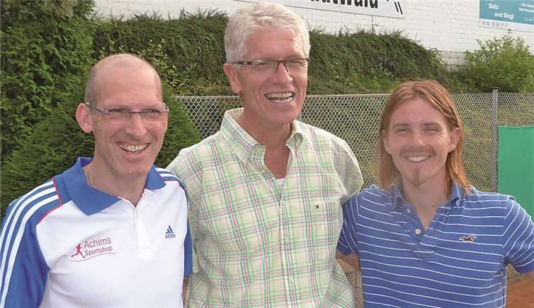 Kooperationspartner sammeln und spenden: v.li. Achim Phiesel, Wolf-Ulrich Scherhag, Bastian Nuhn. privat