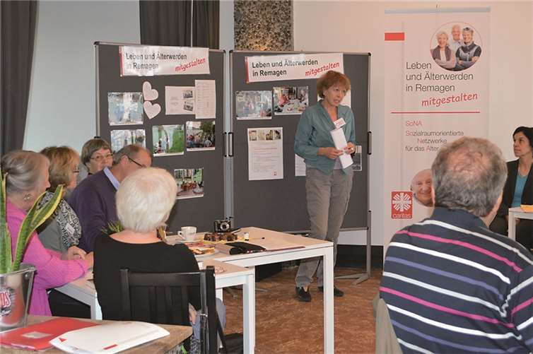 Koordinatorin Mechtild Haase informierte über das SoNA-Projekt.