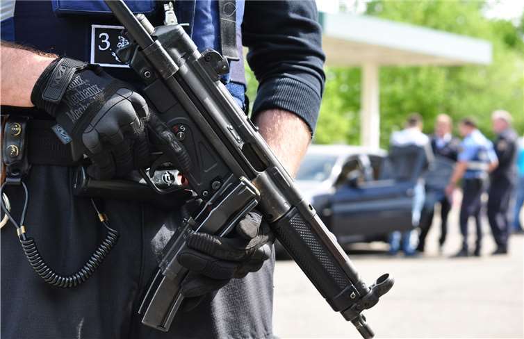 Kräfte aus Hessen, Bayern, der Bundespolizei und Rheinland-Pfalz waren im Einsatz.