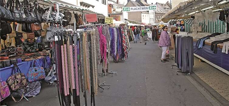 Krammarkt in der Bäckerstraße. Foto: Stadt Mayen
