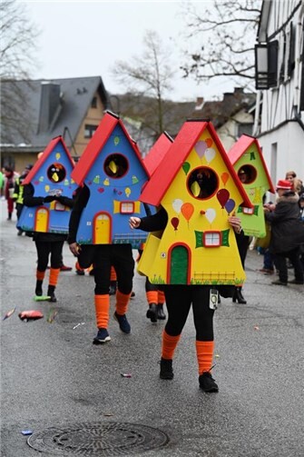 Kreative Kostüme bestimmten den sehenswerten Zug.  Foto: Michael Schmitz