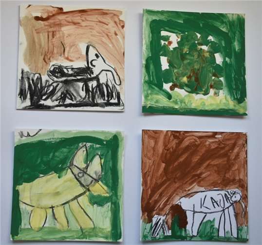 Kreative Kunstwerke sind im Rahmen des Projektes entstanden. Foto: privat