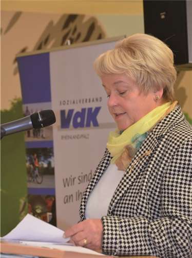 Kreisschatzmeisterin Christa Hümmerich.