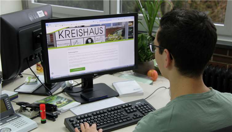 Kreisverwaltung führt Online-Bewerbung ein. Pressestelle der Kreisverwaltung