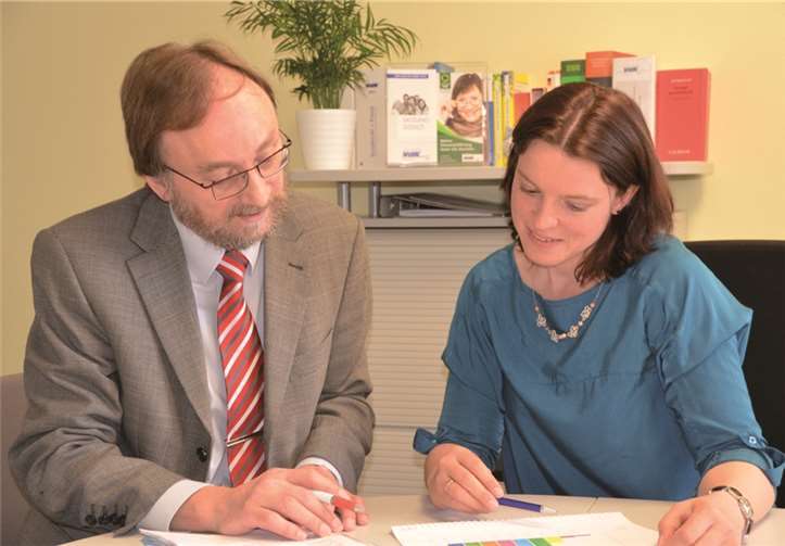 Kreisvorsitzender Hans Werner Kaiser und Kreisgeschäftsführerin Doreen Borges freuen sich über die positiven Zahlen. privat