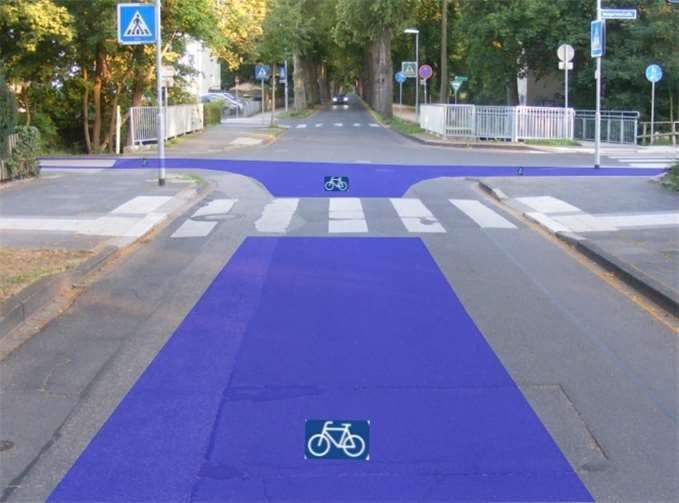 Kreuzung am Stadtpark.