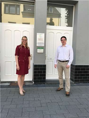 Kristina Kutting und Harald Schmillen.Quelle: IHK Koblenz