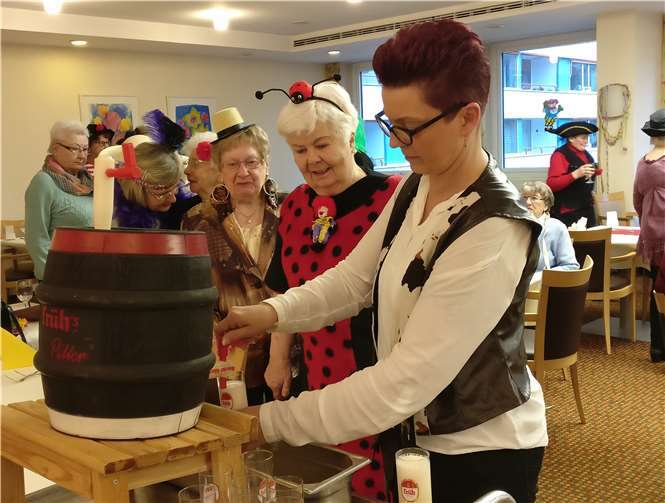 Kühles Kölsch sorgte für Erfrischung.Privat