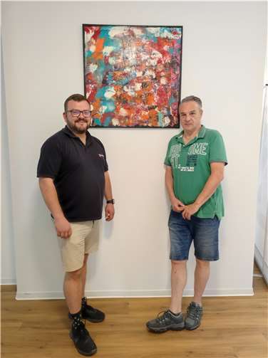 Künstler Peter Juchem stellt aus.  Foto: privat