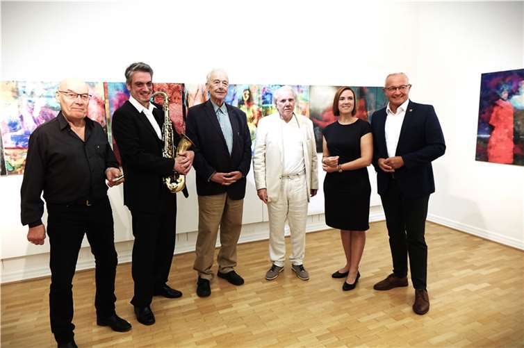 Künstler und Veranstalter. Foto: Jürgen Grab