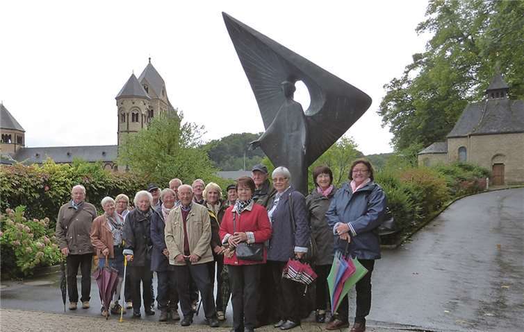 Kürzlich besuchte die Senioren-Union Swisttal das Kloster Maria Laach.privat