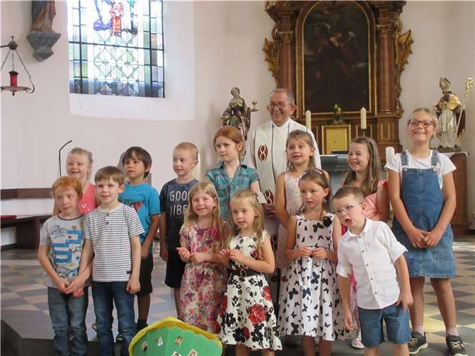 Kürzlich fand der Abschluss der Kindergartenzeit in einer festlichen Abschlussmesse statt.  Foto: privat