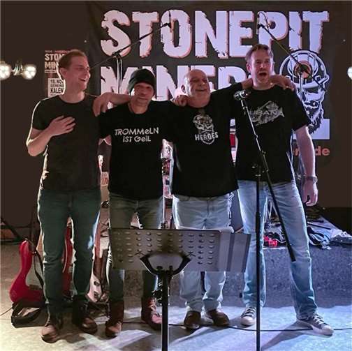 Kürzlich feierten die Stonepit Miners ihr Konzertdebüt.  Foto: Stonepit Miners