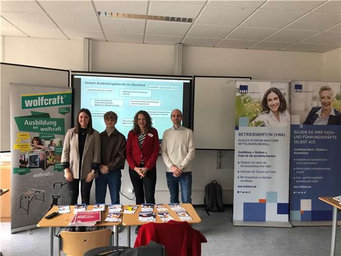 Kürzlich informierte die VWA und die Firma Wolffcraft aus Kempenich, die Klasse 11 Wirtschaft der FOS Adenau, über duale Studiengänge.  Foto: privat