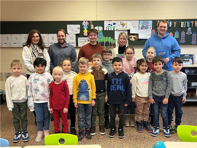 Kürzlich konnten sich gleich drei Lerngruppen auf eine Vorlesestunde freuen. Foto: privat