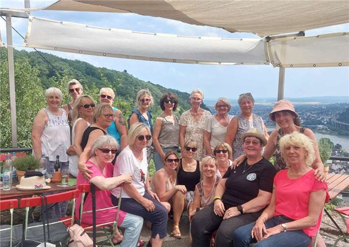 Kürzlich traf sich die Frauengruppe Prinzengarde 1896 Andernach e. V. zum ersten gemeinsamen Ausflug in diesem Jahr. Foto: privat