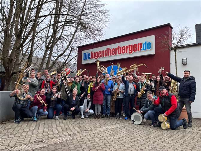 Kürzlich traf sich die Musikvereinigung Bad Neuenahr-Ahrweiler in der Rheintal-Jugendherberge Oberwesel zu ihrem Probenwochenende. Foto: privat