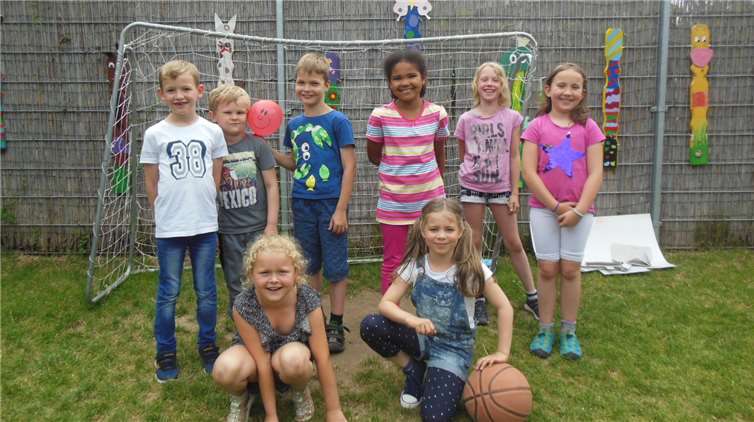 Kürzlich wurden im Kinderhort „Kunterbunt“ die Sportkönige gekrönt. Privat