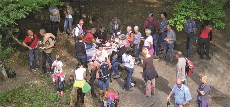 „Kulinarische Rast“ am Bendorfer Limesturm.