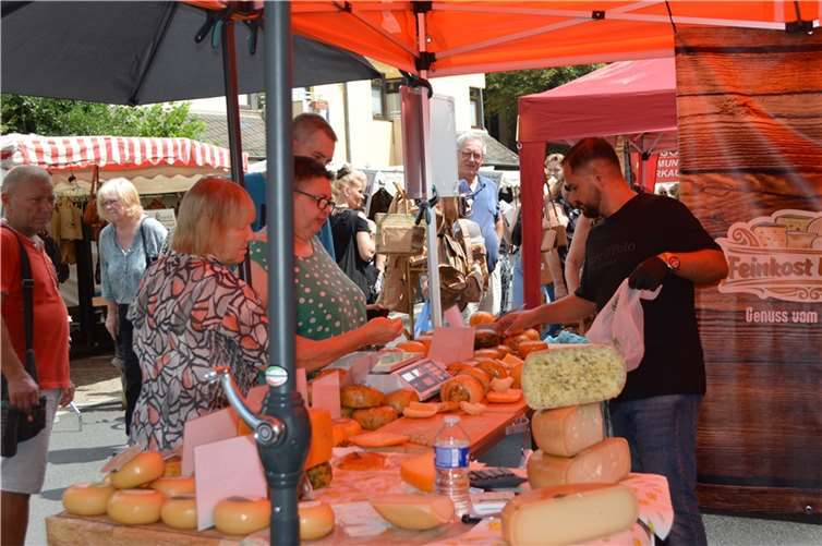 Kulinarische Spezialitäten wurden angeboten.  Fotos: AB