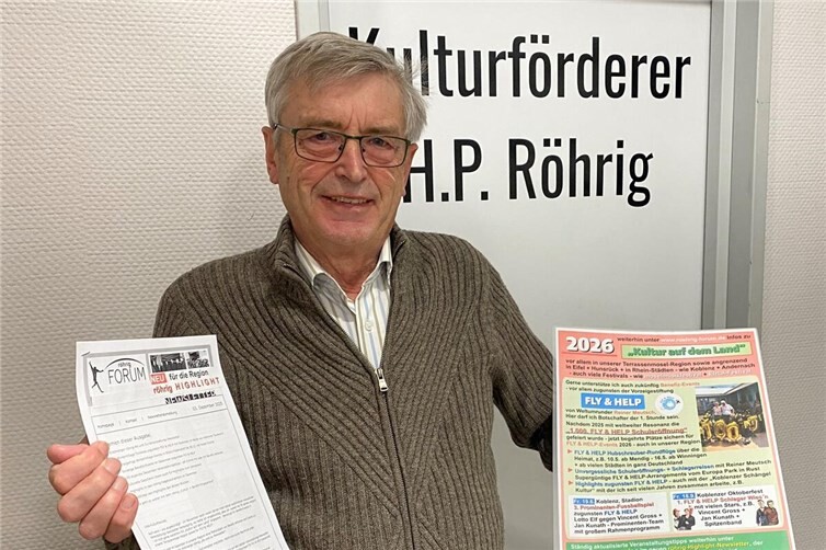 Kulturförderer Hans Peter Röhrig. Foto: röhrig