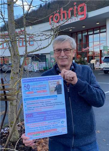 Kulturförderer Hans Peter Röhrig unterstützt auch 2025 vielfältig „Kultur auf dem Land“. Foto: röhrig