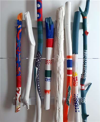 Kunst aus Fund- oder Treibholz.Foto: privat