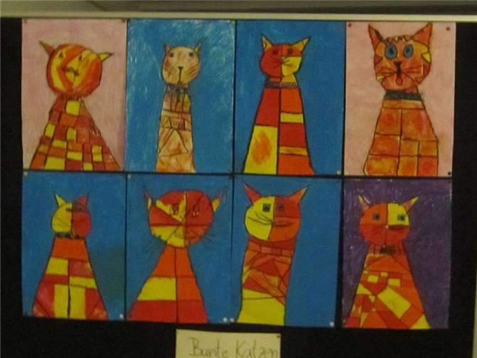 Kunstausstellung Schule am Zehnthaus.