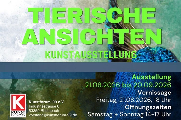 Kunstausstellung „Tiersiche Anichten“ 