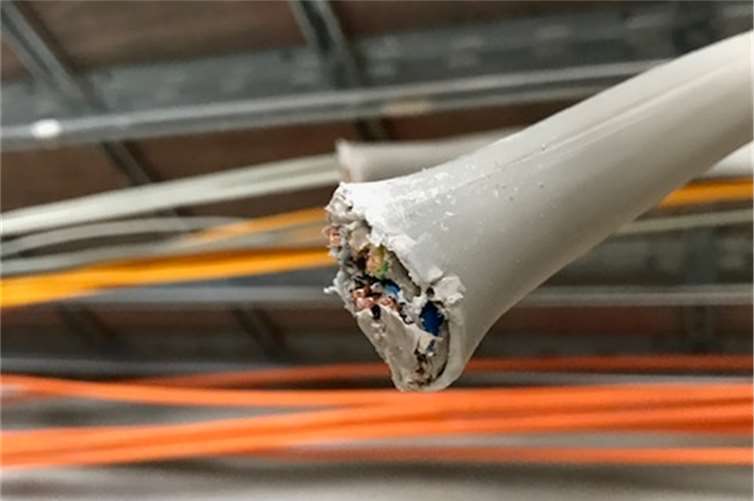 Kupferdiebstahl in großem Stil. Foto: Polizei Koblenz