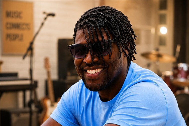 Kursleiter Wayne Reid, Musikpädagoge und Rhythmustrainer